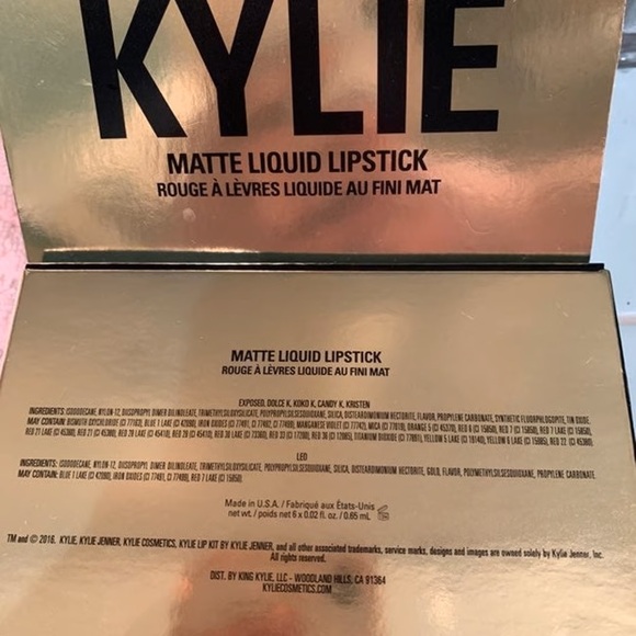 KYLIE COSMETICS BIRTHDAY EDITION 2016 MATTE LIQUID LIPSTICK 6 PIECE KIT - Picture 8 of 8